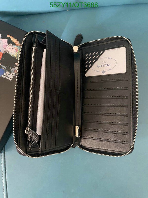 Prada Bag-(4A)-Wallet- Code: QT3668 $ 72USD
