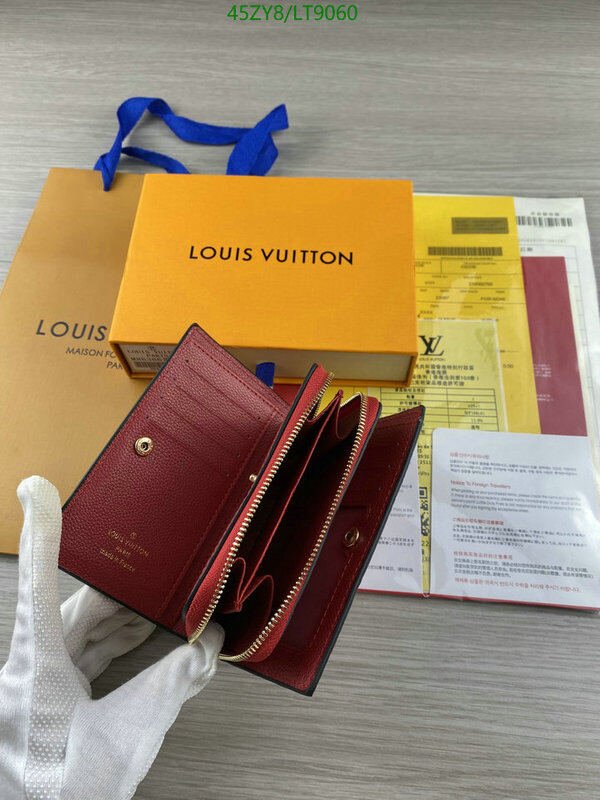 LV Bags-(4A)-Wallet-,Code: LT9060,$ 59USD