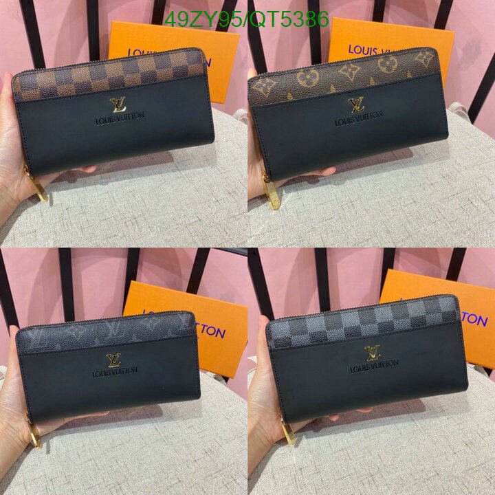 LV Bag-(4A)-Wallet- Code: QT5386 $ 64USD