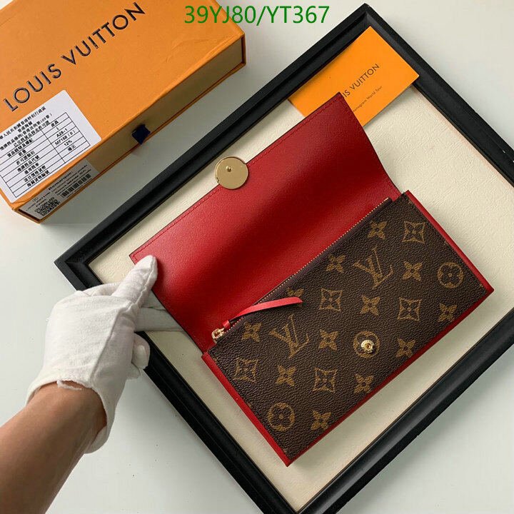 LV Bags-(4A)-Wallet-,Code: YT367,$ 51USD