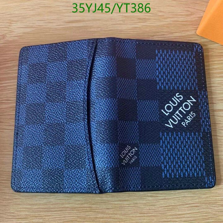 LV Bags-(4A)-Wallet-,Code: YT386,$ 46USD