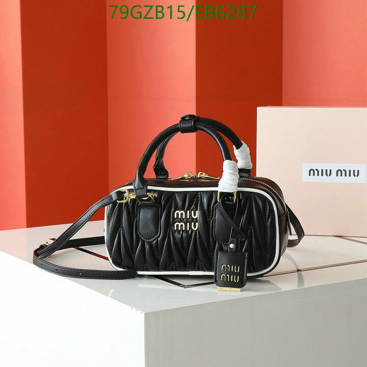 Miu Miu Bag-(4A)-Crossbody- Code: EB6287 $ 103USD
