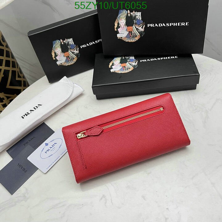Prada Bag-(4A)-Wallet- Code: UT6055 $ 72USD