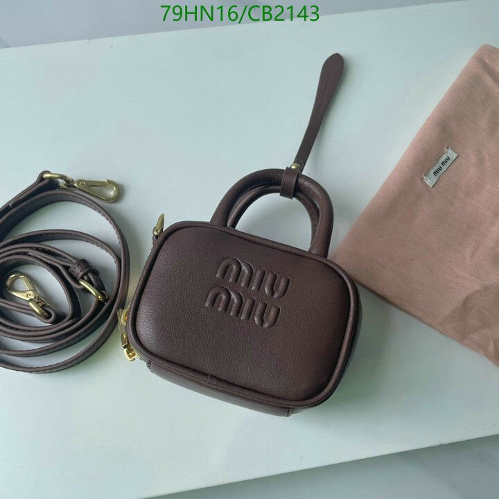 Miu Miu Bag-(4A)-Crossbody- Code: CB2143 $ 103USD