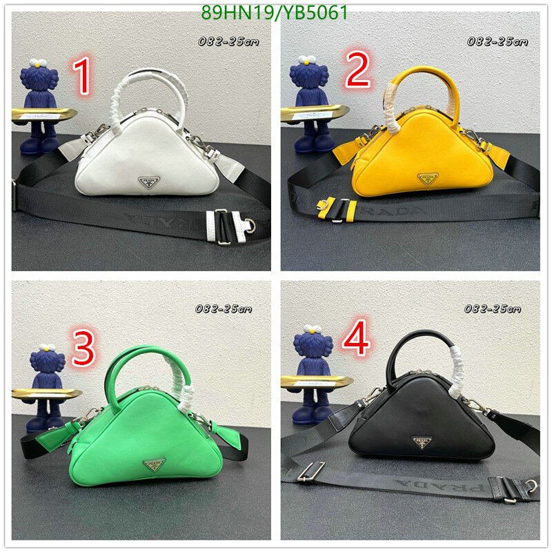 Prada Bag-(4A)-Triangle- Code: YB5061 $ 116USD