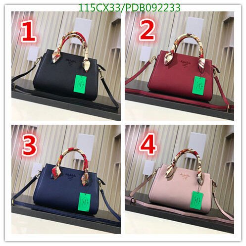 Prada Bag-(4A)-Handbag-,Code: PDB092233,$ 150USD