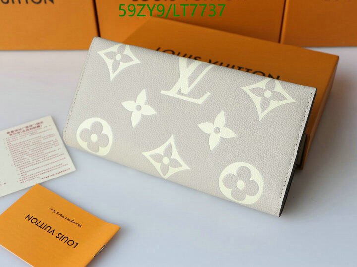 LV Bags-(4A)-Wallet-,Code: LT7737,$ 77USD