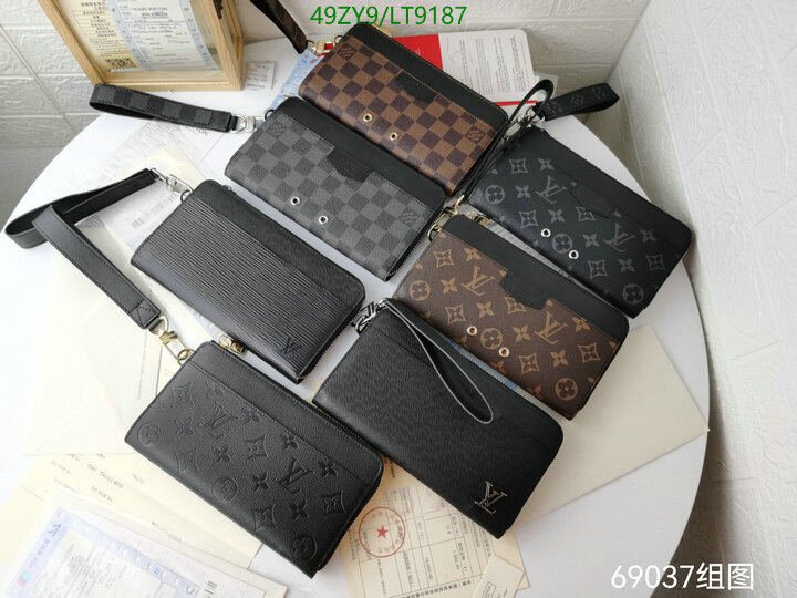 LV Bags-(4A)-Wallet-,Code: LT9187,$ 64USD
