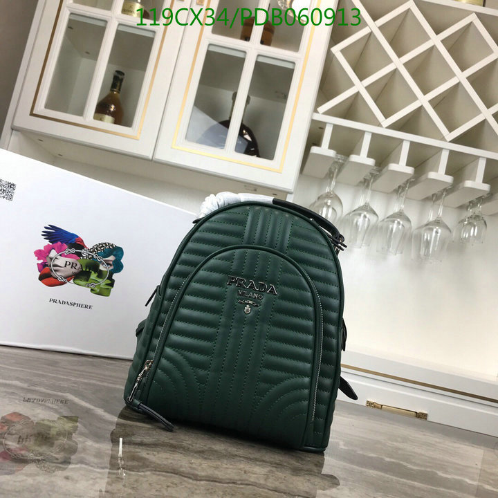 Prada Bag-(4A)-Backpack-,Code: PDB060913,$ 155USD