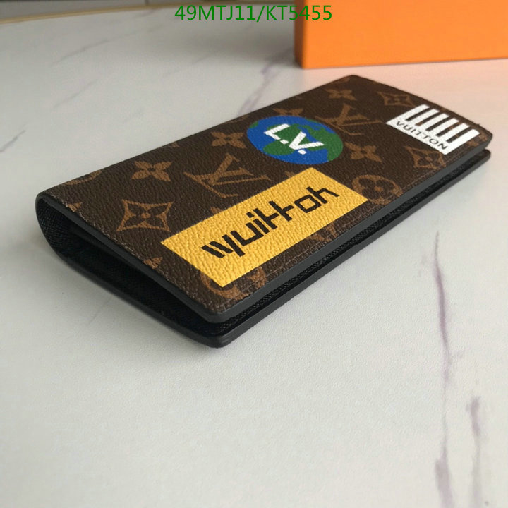 LV Bags-(4A)-Wallet-,Code: KT5455,$ 64USD