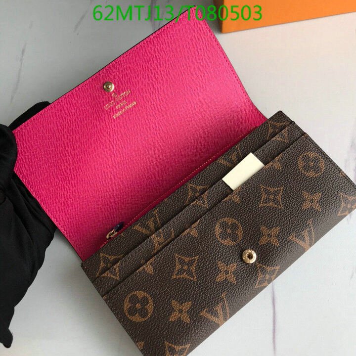 LV Bags-(4A)-Wallet-,Code: T080503,$ 81USD