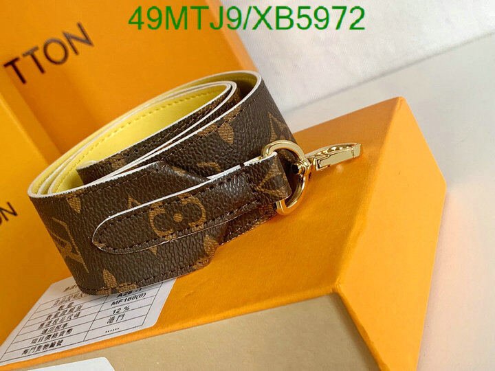 LV Bags-(4A)-Shoulder Strap-,Code: XB5972,$ 64USD