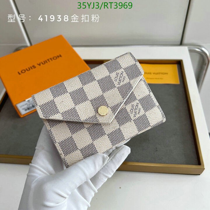 LV Bag-(4A)-Wallet- Cod8: RT3969 $ 46USD
