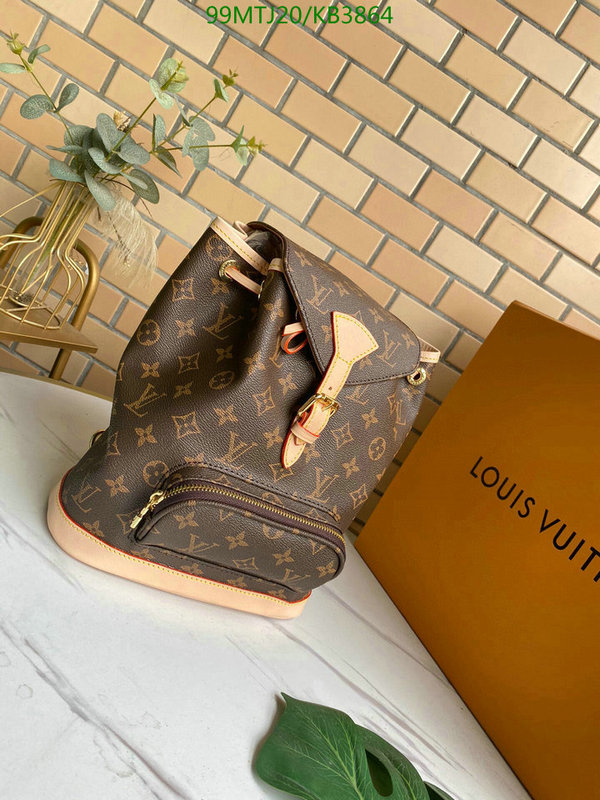 LV Bags-(4A)-Backpack-,Code: KB3864,$ 129USD