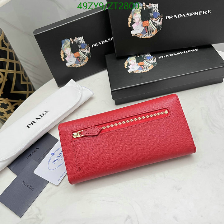 Prada Bag-(4A)-Wallet-,Code: ZT2800,$ 64USD