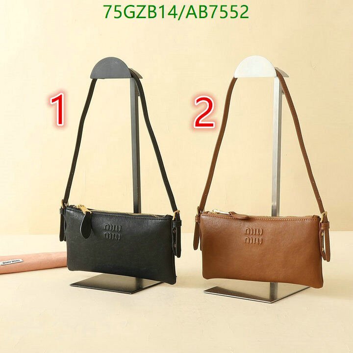 Miu Miu Bag-(4A)-Handbag- Code: AB7552 $ 98USD