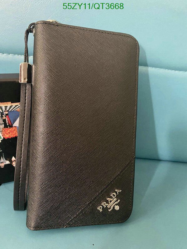 Prada Bag-(4A)-Wallet- Code: QT3668 $ 72USD