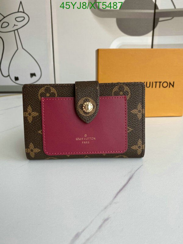 LV Bags-(4A)-Wallet-,Code: XT5487,$ 59USD