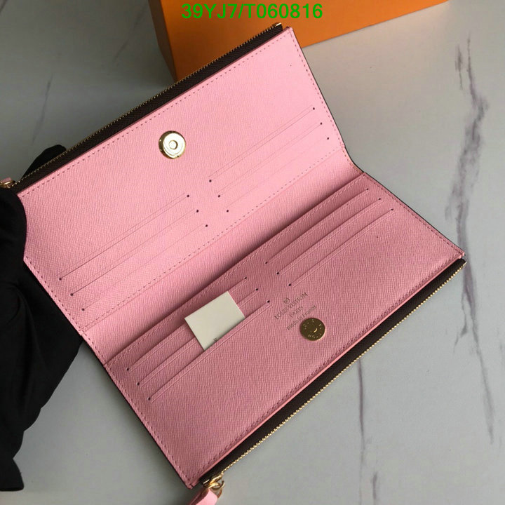 LV Bags-(4A)-Wallet-,Code: T060816,$ 51USD