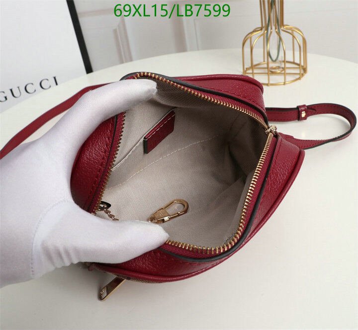 Gucci Bag-(4A)-Diagonal-,Code: LB7599,$ 90USD
