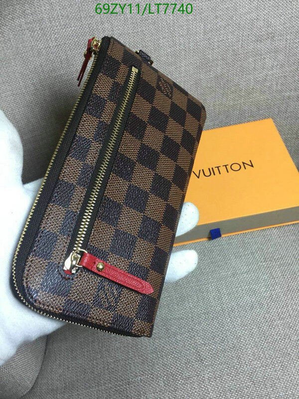 LV Bags-(4A)-Wallet-,Code: LT7740,$ 90USD