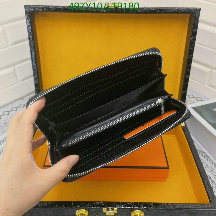 Hermes Bag-(4A)-Wallet-,Code: LT9180,$ 64USD
