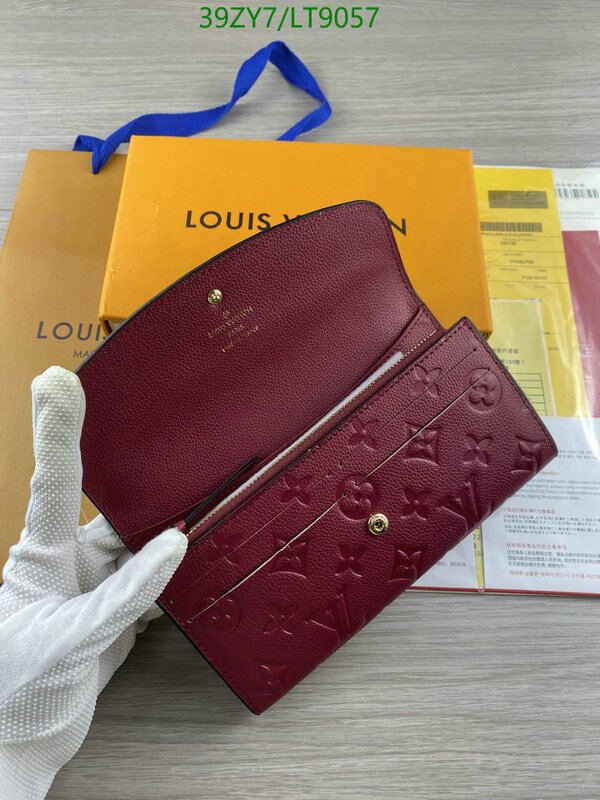 LV Bags-(4A)-Wallet-,Code: LT9057,$ 51USD
