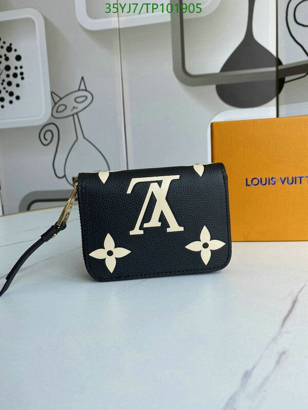 LV Bags-(4A)-Wallet-,Code: TP101905,$ 46USD