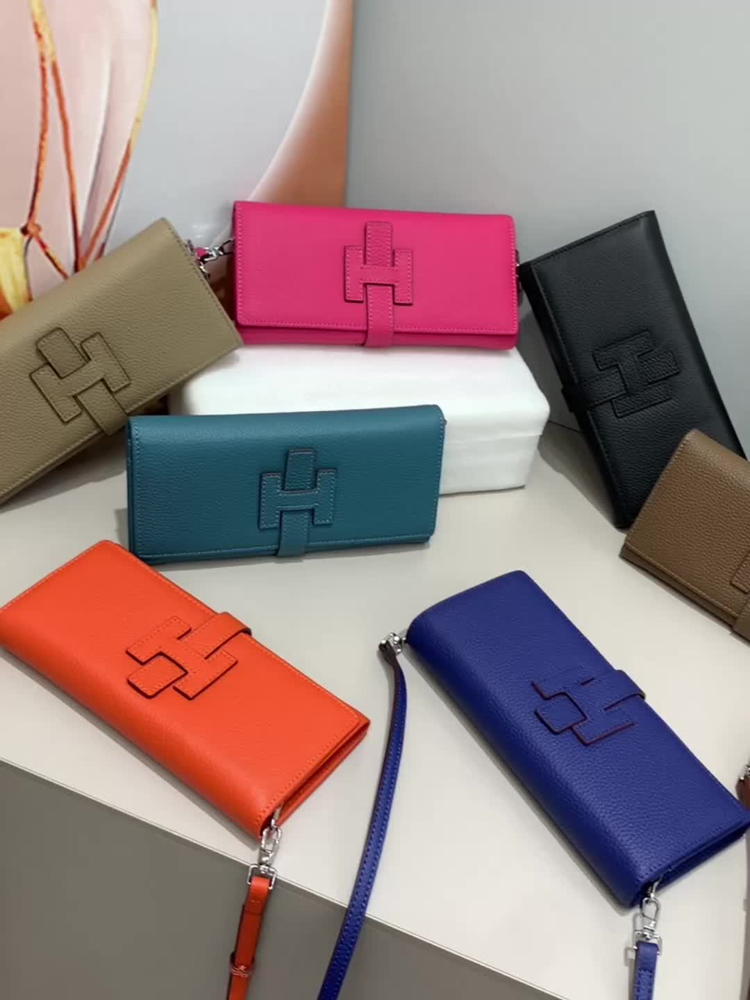 Hermes Bag-(4A)-Wallet- Code: QT5404 $ 90USD