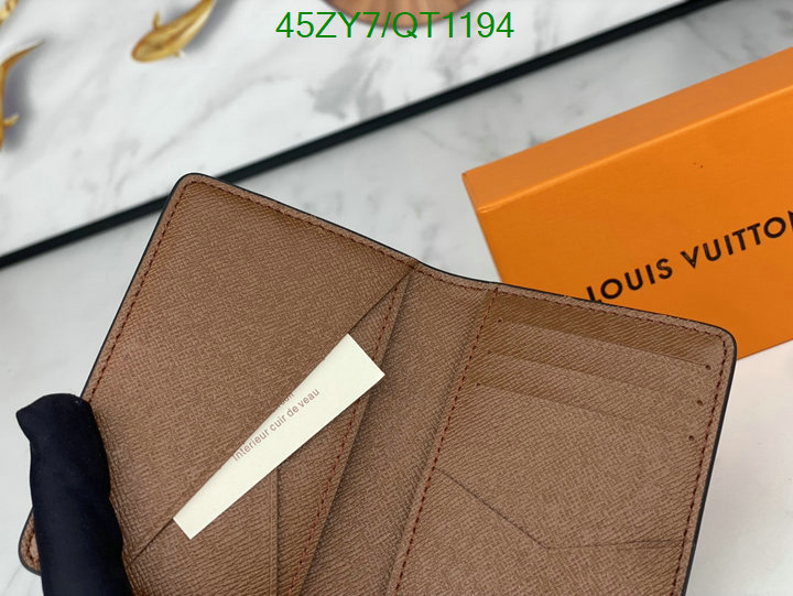 LV Bag-(4A)-Wallet- Code: QT1194 $ 59USD