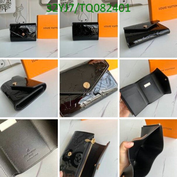 LV Bags-(4A)-Wallet-,Code: TQ082401,$ 42USD