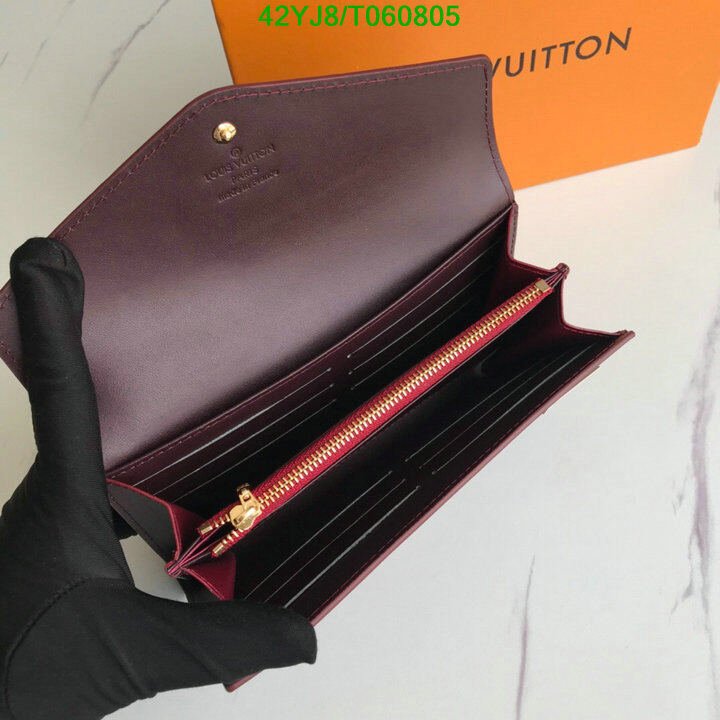 LV Bags-(4A)-Wallet-,Code: T060805,$ 55USD