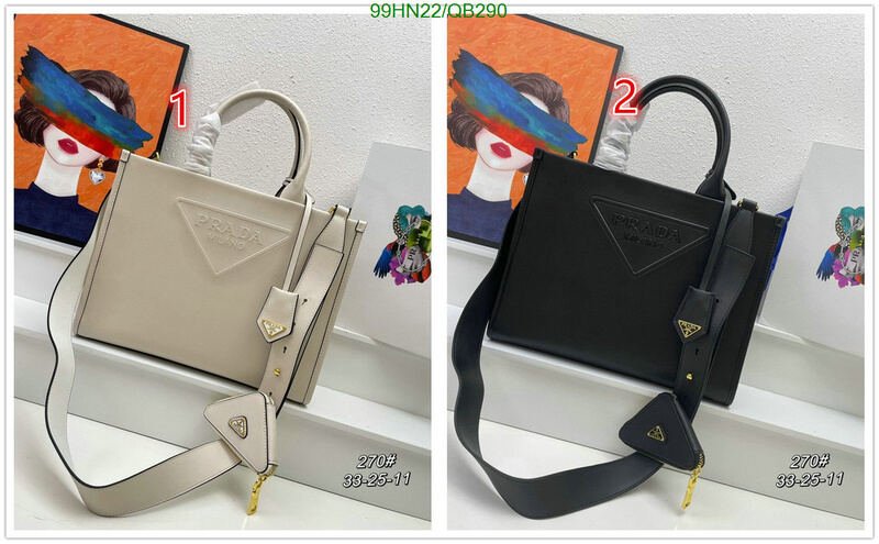 Prada Bag-(4A)-Handbag- Code: QB290 $ 129USD