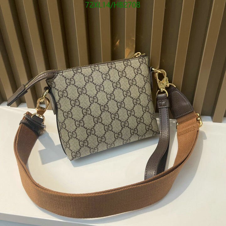 Gucci Bag-(4A)-Diagonal-,Code: HB2708,$ 94USD