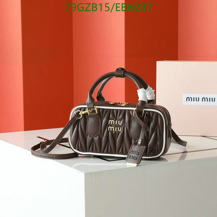Miu Miu Bag-(4A)-Crossbody- Code: EB6287 $ 103USD