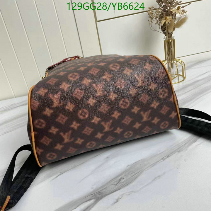 LV Bags-(4A)-Backpack-,Code: YB6624,$ 168USD