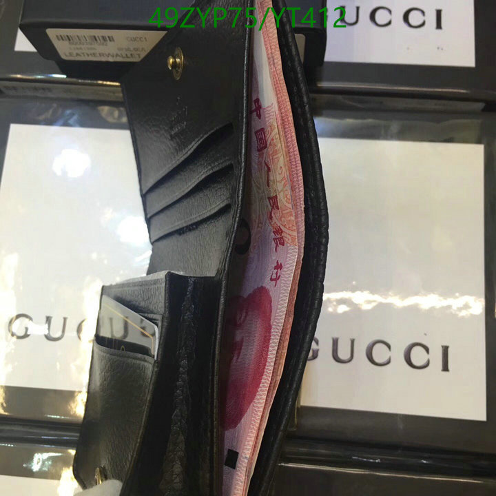 Gucci Bag-(4A)-Wallet-,Code: YT412,$ 64USD