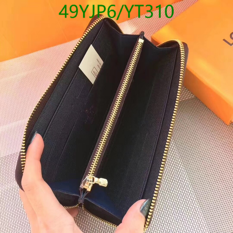 LV Bags-(4A)-Wallet-,Code: YT310,$ 64USD