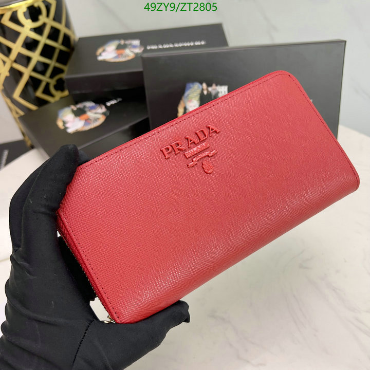 Prada Bag-(4A)-Wallet-,Code: ZT2805,$ 64USD