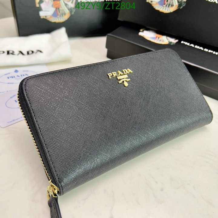 Prada Bag-(4A)-Wallet- Code: ZT2804 $ 64USD