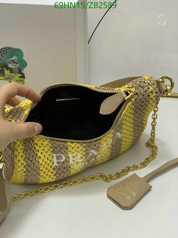 Prada Bag-(4A)-Re-Edition 2005,Code: ZB2589,$ 90USD