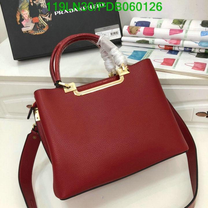 Prada Bag-(4A)-Handbag-,Code:PDB060126,$ 155USD