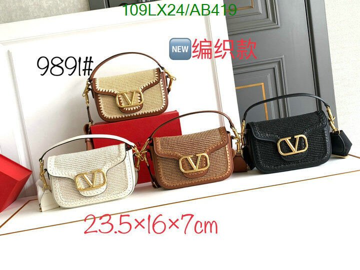 Valentino Bag-(4A)-LOC-V Logo Code: AB419 $ 142USD