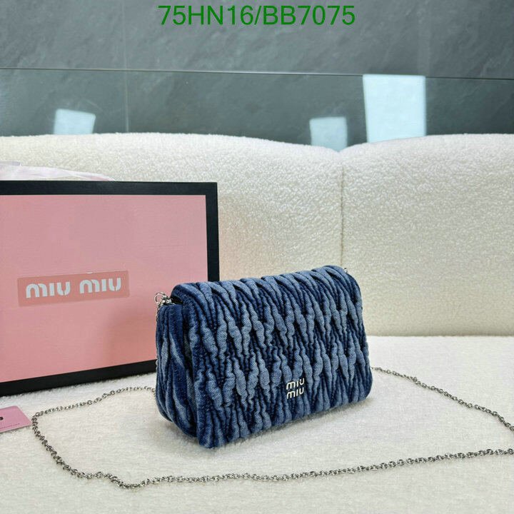 Miu Miu Bag-(4A)-Crossbody- Code: BB7075 $ 98USD