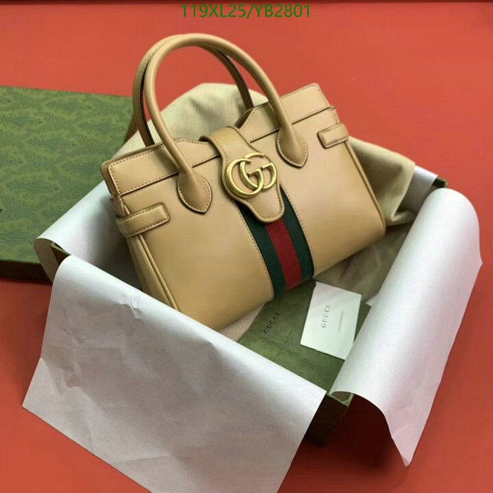 Gucci Bag-(4A)-Diagonal-,Code: YB2801,$ 155USD