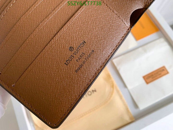 LV Bags-(4A)-Wallet-,Code: LT7738,$ 72USD