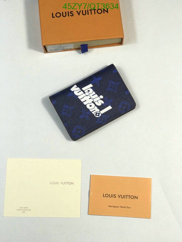 LV Bag-(4A)-Wallet- Code: QT3634 $ 59USD