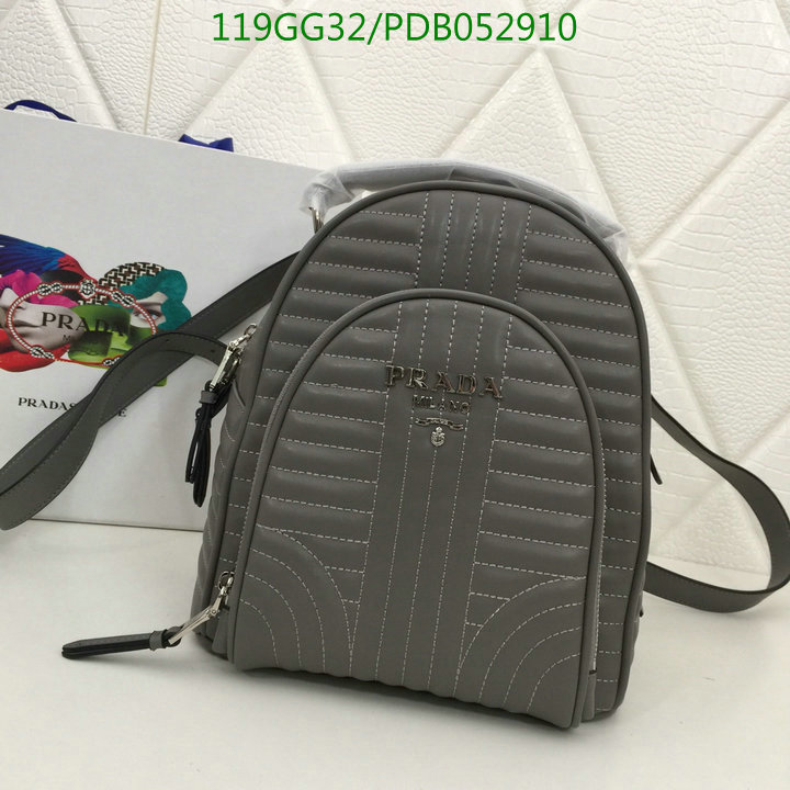 Prada Bag-(4A)-Backpack-,Code: PDB052910,$ 155USD