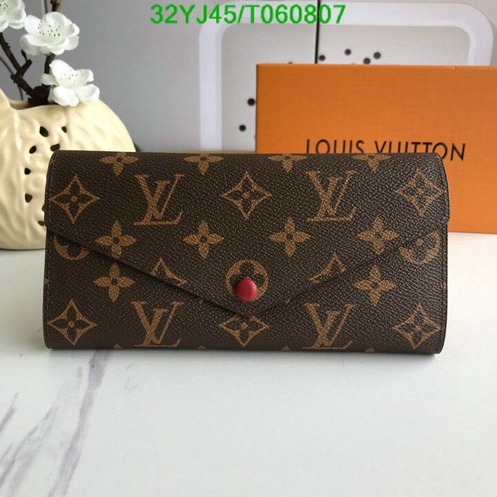 LV Bags-(4A)-Wallet-,Code: T060807,$ 42USD
