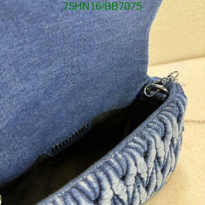 Miu Miu Bag-(4A)-Crossbody- Code: BB7075 $ 98USD